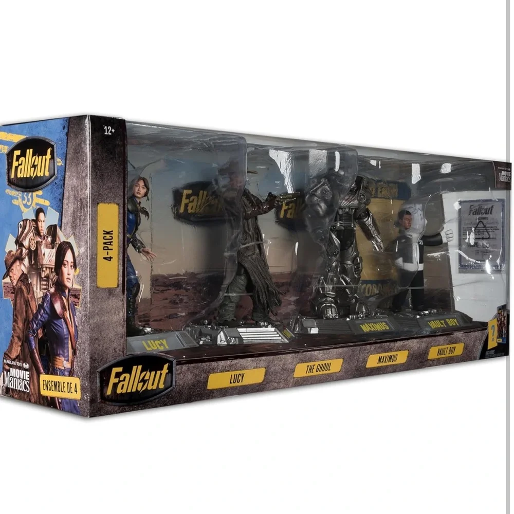 Fallout: Lucy/Maximus/Ghoul/Vault Boy 4 Pack - 6" Figures - BNIB ☣️ - Picture 3 of 15